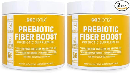 GOBIOTIX Fiber Supplement 1 Scoop 35 Servings (2 Pack)