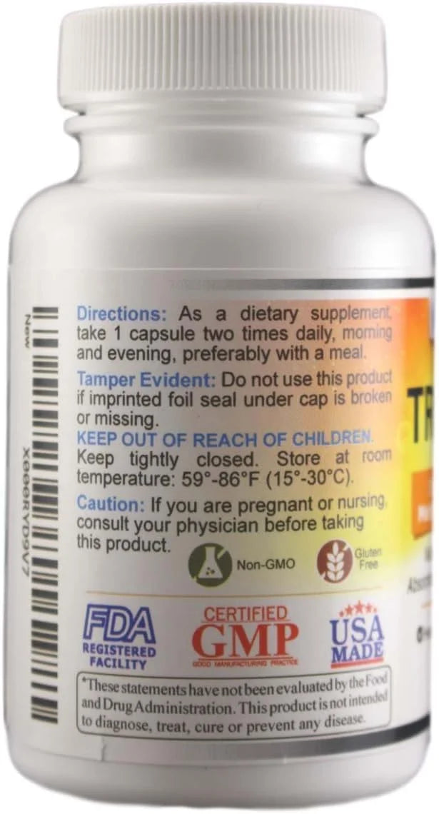 Intrinsic Factor with Folic Acid and Vitamin B-12 1000mcg - 120 Capsules - Product Image