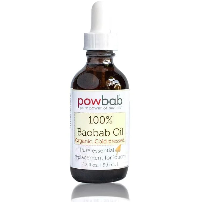 100% Baobab Oil Cold Pressed, Raw Organic Body Oil for Skin, Hair and Nail Repair. Pure Vitamin E Oil for Scars from Baoba...