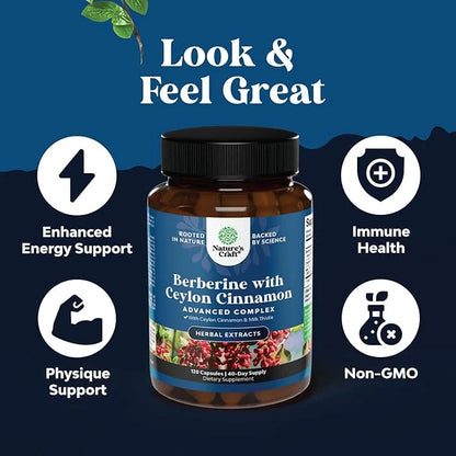 Balancing Berberine Plus 1200mg Per Serving Complex 120 Capsules