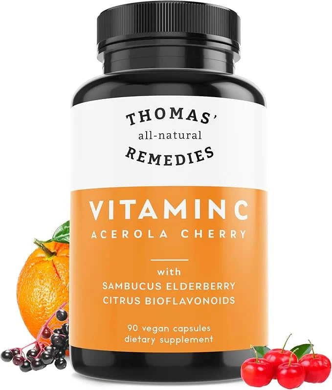 Vitamin C with Organic Elderberry, Organic 90 Capsules