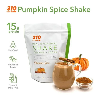 310 Nutrition - Vegan Organic Plant Powder and Meal Replacement Shake - Gluten, Dairy, and Soy Free - Keto and Paleo Frien...