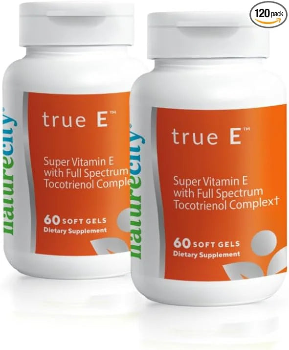 True-E Full Spectrum Tocotrienols Vitamin E 27mg Softgels (2-Pack)