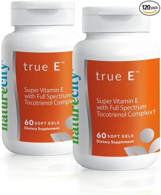 True-E Full Spectrum Tocotrienols Vitamin E 27mg Softgels (2-Pack)