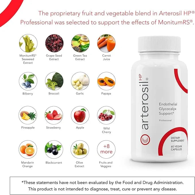 Arterosil HP Professional - Endothelial Glycocalyx Support - Heart Health Support - Artery Health Support - Circulation Su...