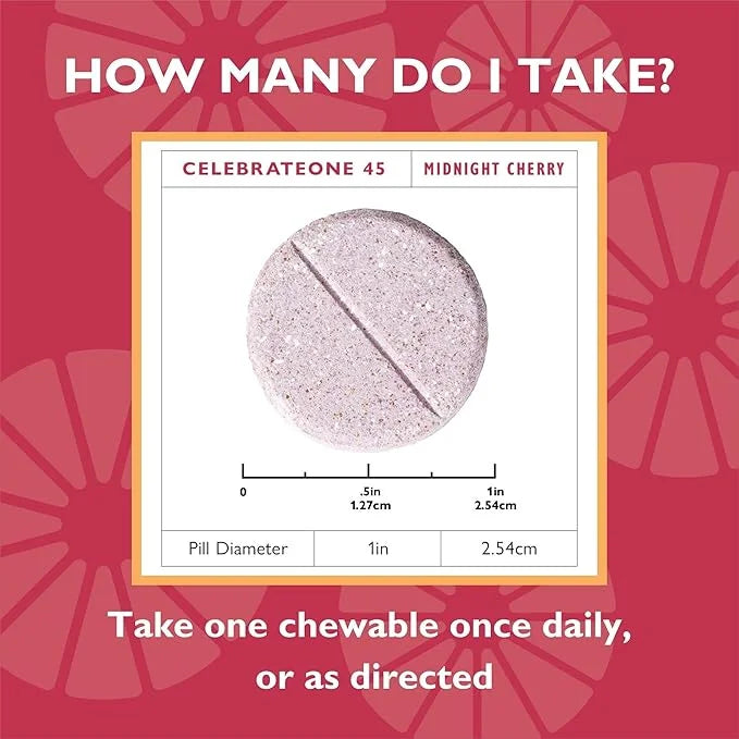 Celebrate Vitamins CelebrateONE 45 Chewables, 45mg Iron (90 Tablets)