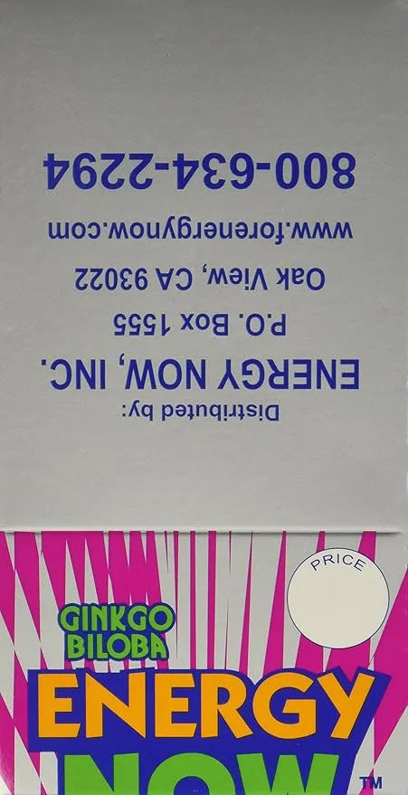 Ginko BILOBA Energy Pills 24 Packs 3 Tables