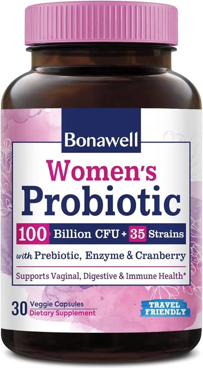 Bonawell Probiotics for Women 100B, 30 Veggie