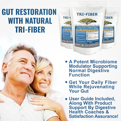 Kidney Restore Tri-Fiber Organic Soluble Fiber 3-in-1 Soluble 2.5 lbs (40oz)