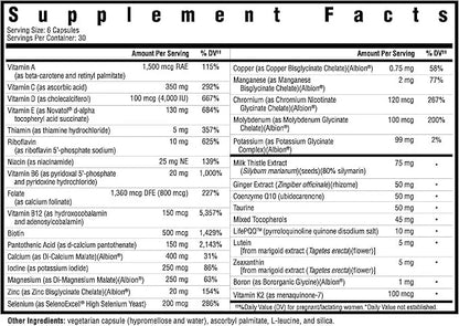 Seeking Health Optimal Prenatal Methyl-Free, Non-Methylated B12, Pregnancy B6 and (180 capsules)