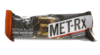 MET-Rx Protein Plus Bar, Great as Healthy Meal Replacement, Snack, and Help Support Energy, Gluten Free, Peanut Butter Cup...