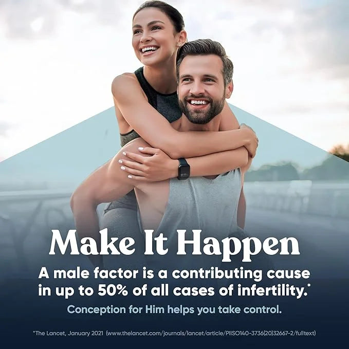 Conception For Him – Fertility Supplements for Men, Male Fertility Support & Prenatal – Optimal Sperm Count, Motility Stre...