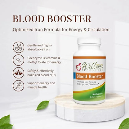 Blood Booster for Energy and Fatigue (180 caps