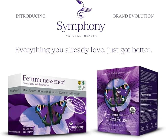 Femmenessence MacaPause – Clinically Proven for Post Menopause, Natural Hormone Balance Supplements for Women, Bone and He...