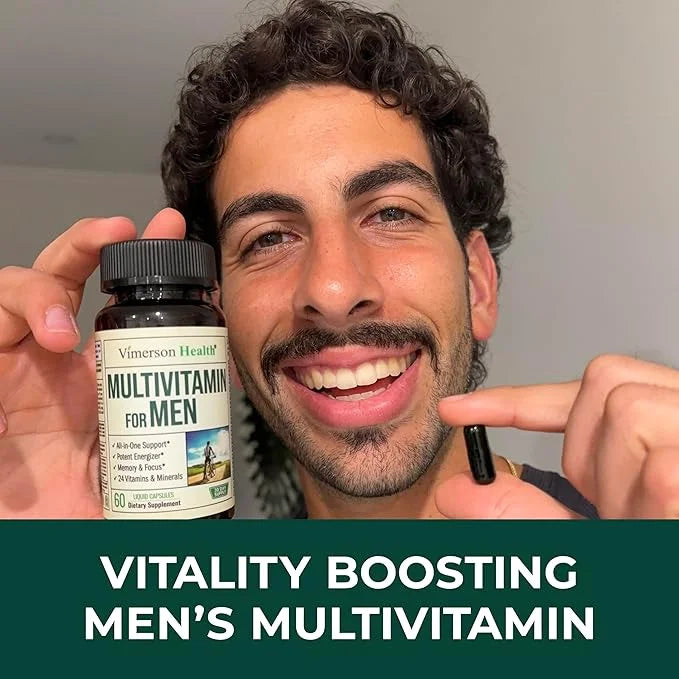 Multivitamin for Men B12, Zinc,