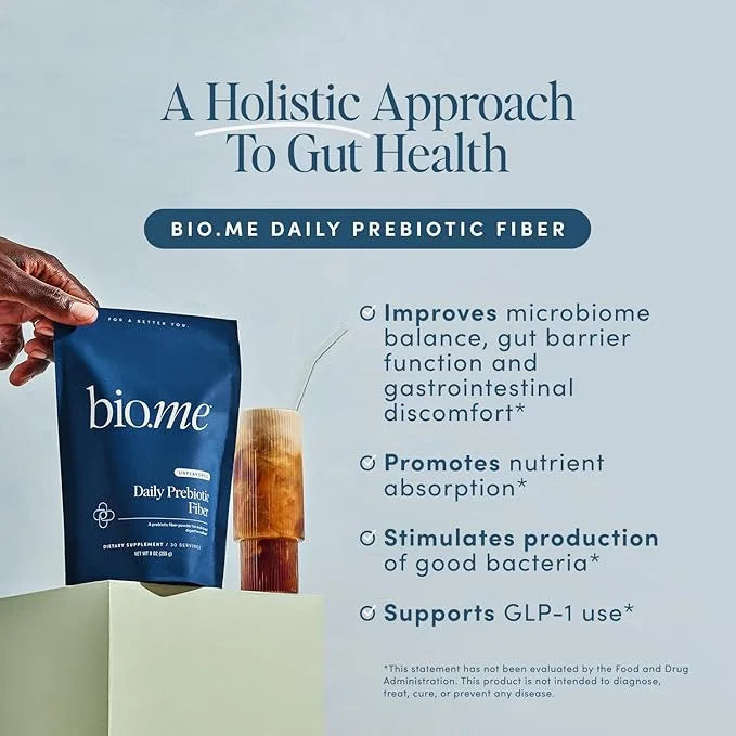 Daily Prebiotic Fiber - Fiber Supplement Powder for Digestive Health & Gut Health - Fiber Powder Unflavored Prebiotics, No...
