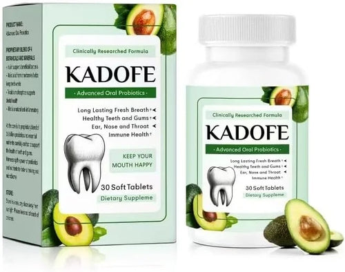 Oral Probiotics for Gums and Teeth Health & Fresh Breath, 3.5 Billion Advanced Oral Probiotics for Mouth Bad Breath, Chewa...