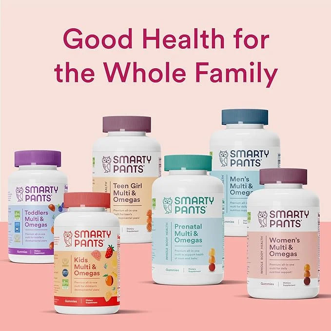 SmartyPants Kids Probiotic Immunity Gummies: Prebiotics 60 Count (30 Day