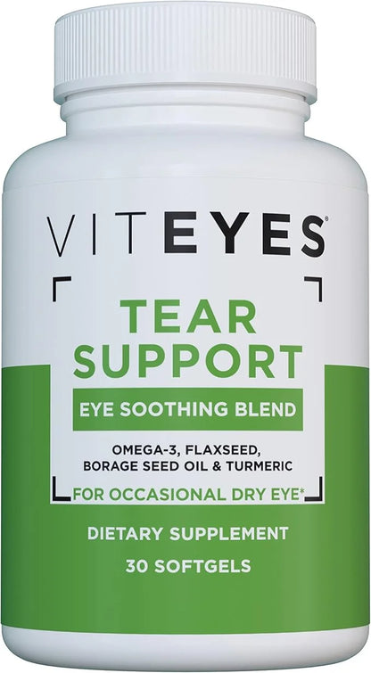 Viteyes Tear Support Eye Soothing Blend, Omega-3 fish 30 Softgels