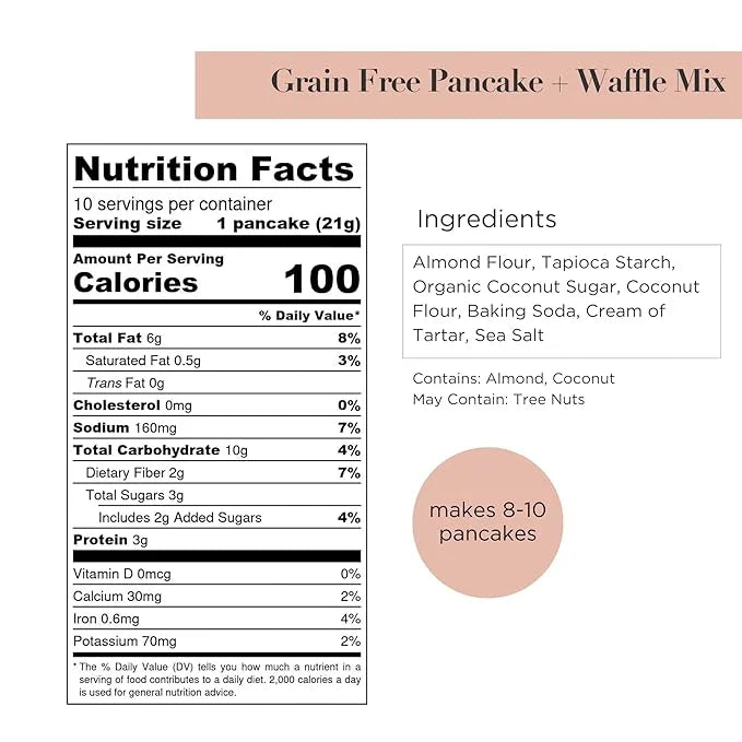 Stellar Eats Grain-Free Baking Mix | Gluten-Free, Dairy-Free, Plant-Based, Paleo-Friendly | Fluffy & Thick | Sweetened wit...