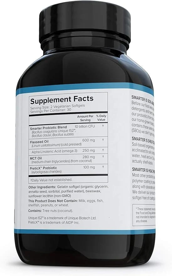 Smarter Gut Health Probiotics 10 Billion (90 Servings)