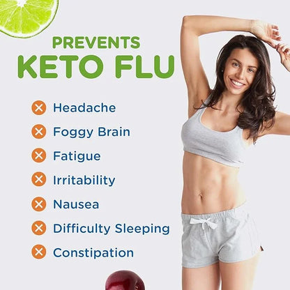 Keto Vitals Electrolytes Powder | Keto-Friendly Electrolytes with Potassium, Magnesium, Sodium, Calcium | Keto Electrolyte...