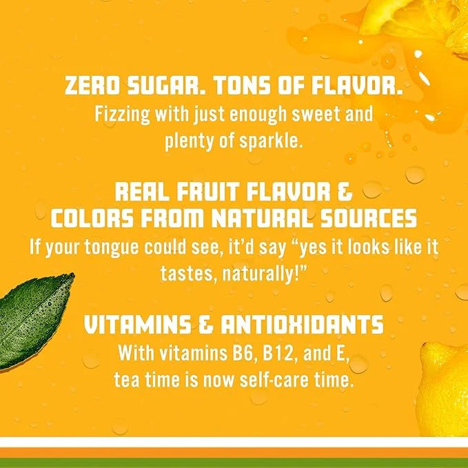 Sparkling Ice Tea + Lemonade Sparkling Water, Zero Sugar Flavored Water, with Vitamins and Antioxidants, Low Calorie Bever...