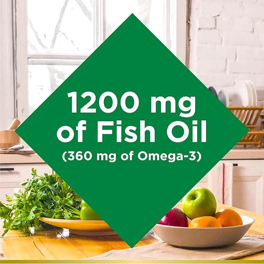 Nature’s Bounty Fish Oil 1200 mg, 3 EPA 360 Rapid