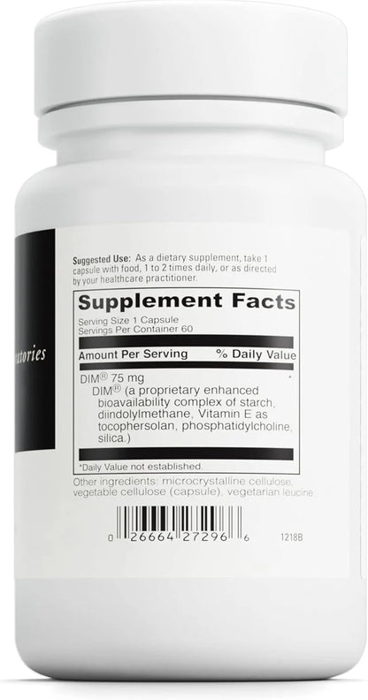 DAVINCI Labs DimPro - Dietary Supplement to Support Hormonal Balance in Men & Women - with Vitamin E and More - Vegetarian...