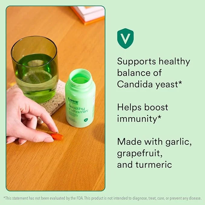Love Wellness Good Girl Probiotics & Women's Healthy V Vitamin | Women's Vaginal Health Supplement | Vaginal Probiotics fo...
