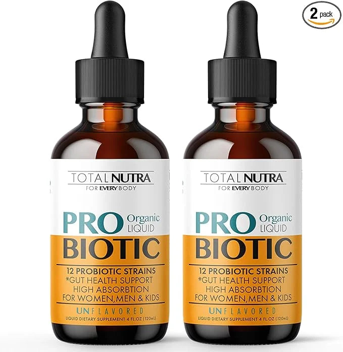 Liquid Probiotic for Women, Men, Kids, (2 Pack)