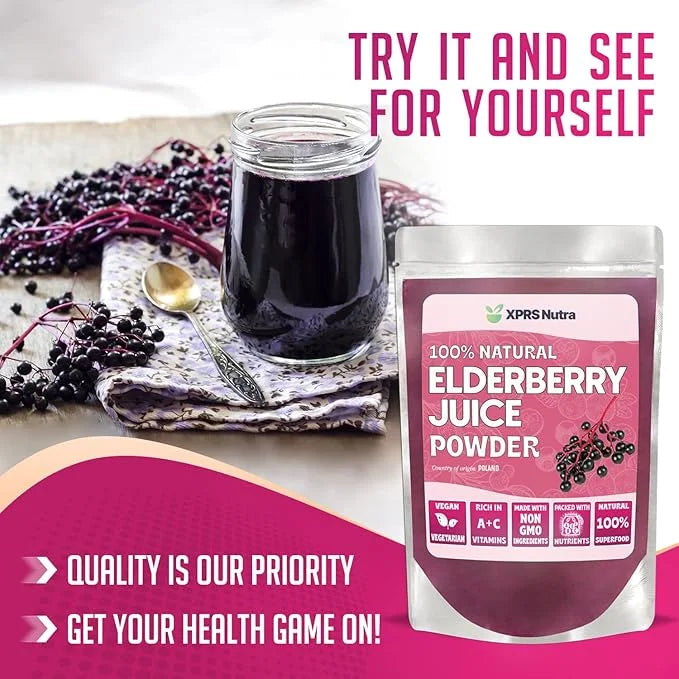XPRS Nutra Elderberry Juice Powder (16 oz)