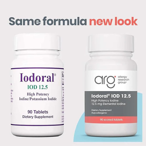 Optimox Iodoral 12.5mg Supplement – Iodine for Thyroid Support, Potassium Iodide Tablets, Lugol Solution, Daily Vitamins &...