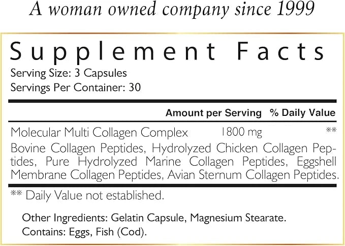 Coco March Molecular Multi-Collagen 90 Capsules