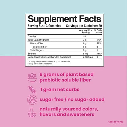 LaVie Fiber Gummies for Women, Pregnancy 60 Count
