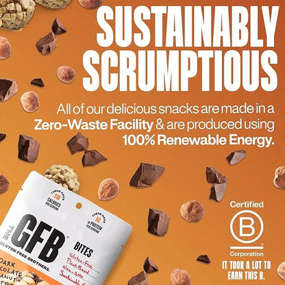 The GFB Dark Chocolate Hazelnut Protein Bites - Gluten Free, Plant Based, Non GMO, Sustainably Made – Ridiculously Tasty, ...