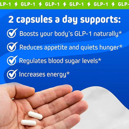 Herbtonics GLP-1 Weight Loss Supplement - Appetite Suppressant Apple Cider Vinegar Capsules - Weight Loss Pills for Women ...