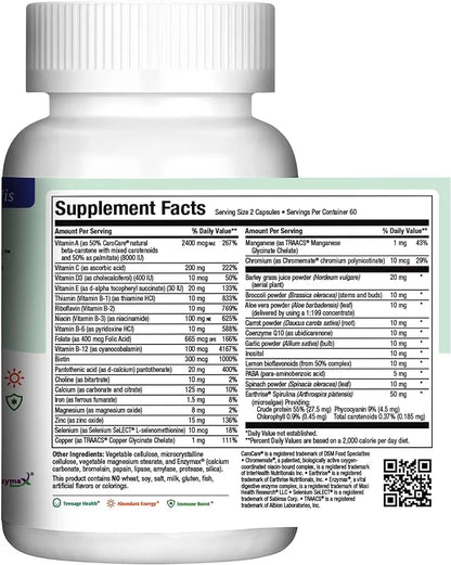 Maxi Health Teen Supreme HIS Vitamins (120) - 12 17 17 -