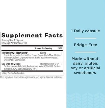 Probiotics for Mental Clarity by Ancient 30Ct, Helps 25 Billion
