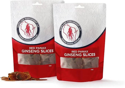 Red Panax Ginseng Slices 8 oz