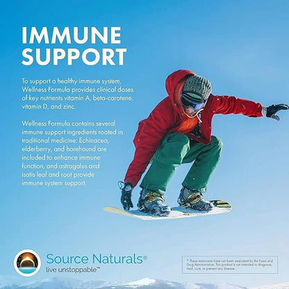 Source Naturals Wellness Formula, Advanced Immune 120 Capsules