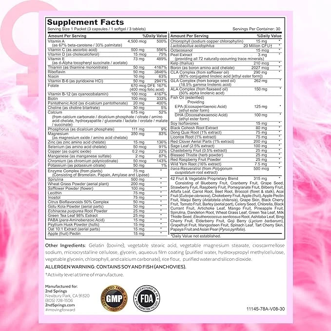 Daily 7 Essentials Daily Women's Vitamin -7 Pack