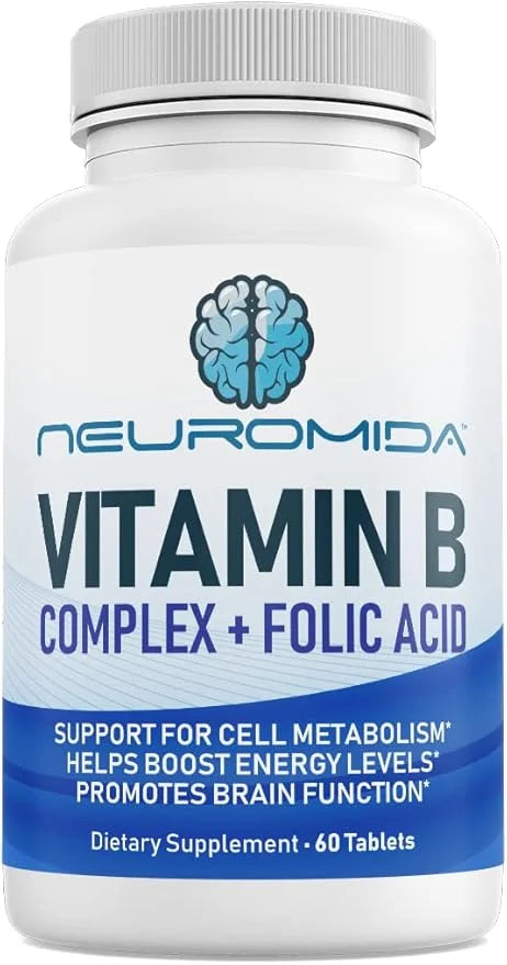 Vitamin B Complex and Folic Acid 60 Tablets