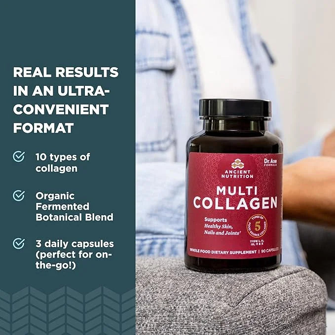 Collagen Pills Peptides Powder Supplement by 45 Count,