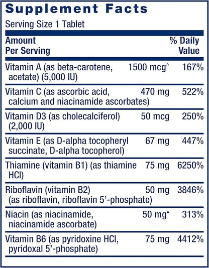 Life Extension One-Per-Day Multivitamin – Packed 25 Vitamins, 5-MTHF Folate 1-Daily, Non-GMO, 60 Tablets