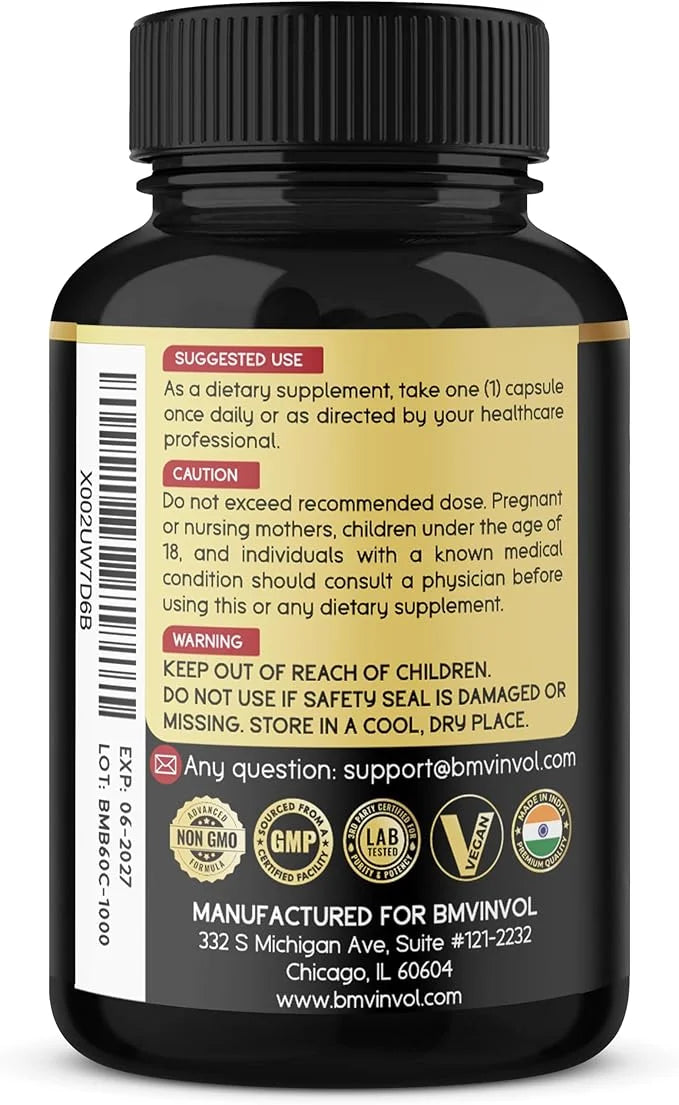 Berberine with Ceylon Cinnamon, Turmeric, Milk Thistle, Artichoke, Black Pepper - 60 Count - Pack of 1 - Product Image