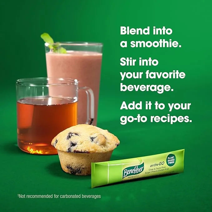 Benefiber On The Go Prebiotic Fiber 36 Sticks 2)