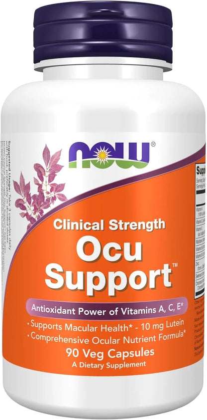 NOW Supplements, Ocu Support™with FloraGLO® Lutein, 90 Veg