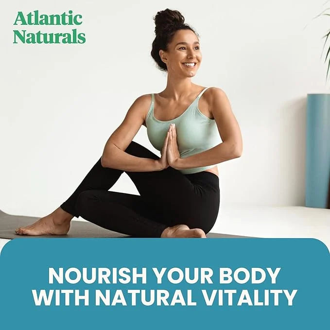 Atlantic Naturals Organic Sea Moss Capsules | Immune System, Thyroid Health, Beautiful Skin and Digestion Multivitamin Sup...