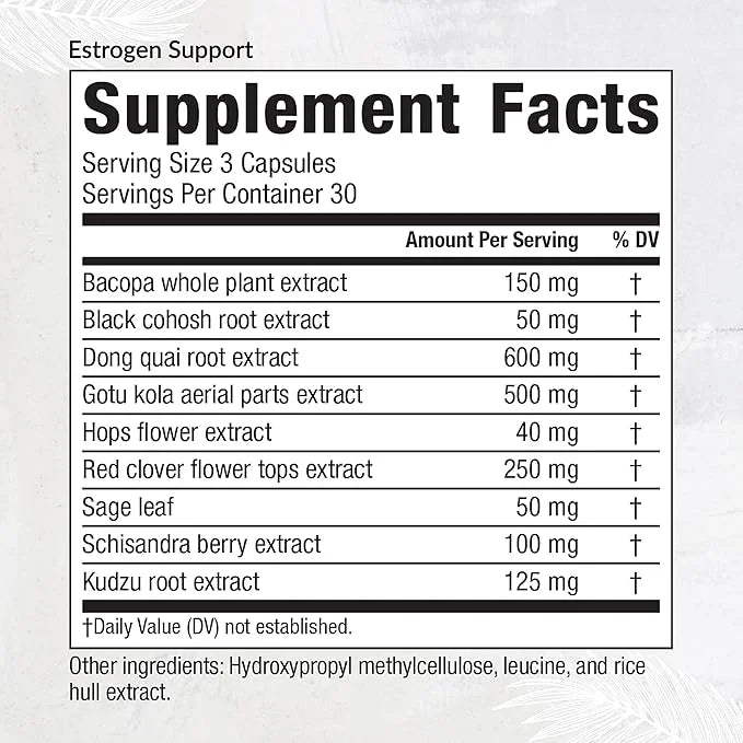Equilife - Estrogen Support, Herbal Hormone Support, Estrogen Supplement for Women, Promote Hormonal Balance for Women, Ri...